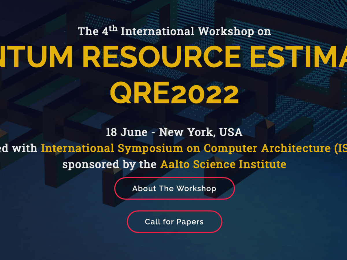 Call for Papers&nbsp;QRE2022