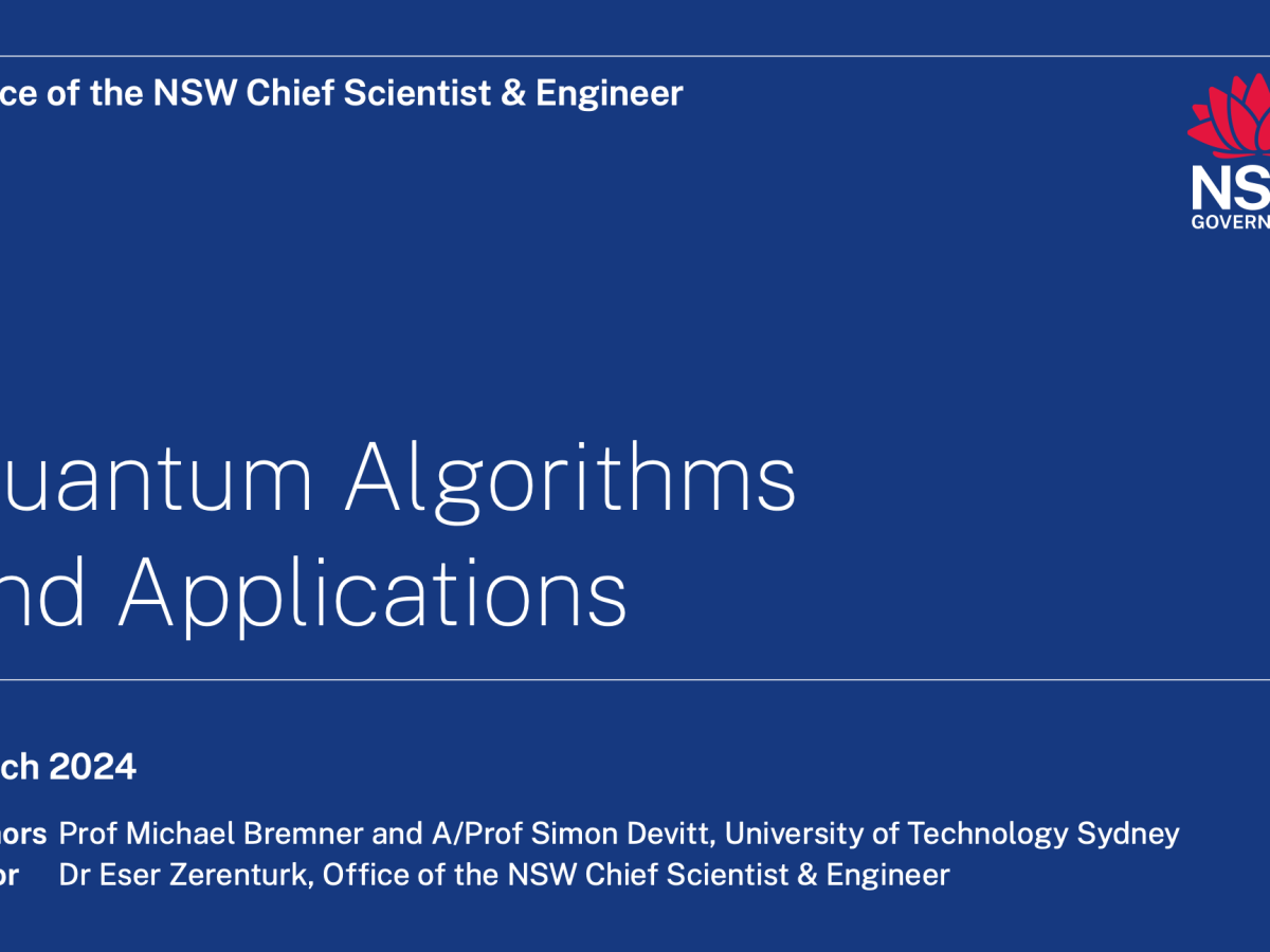 Quantum Algorithms and Applications&nbsp;Study